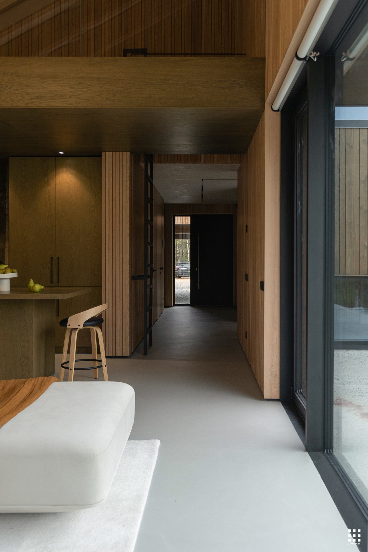 კოტეჯის დიზაინი SPLITTING HOUSE INTERIOR ZROBIM Architects Georgia- სგან